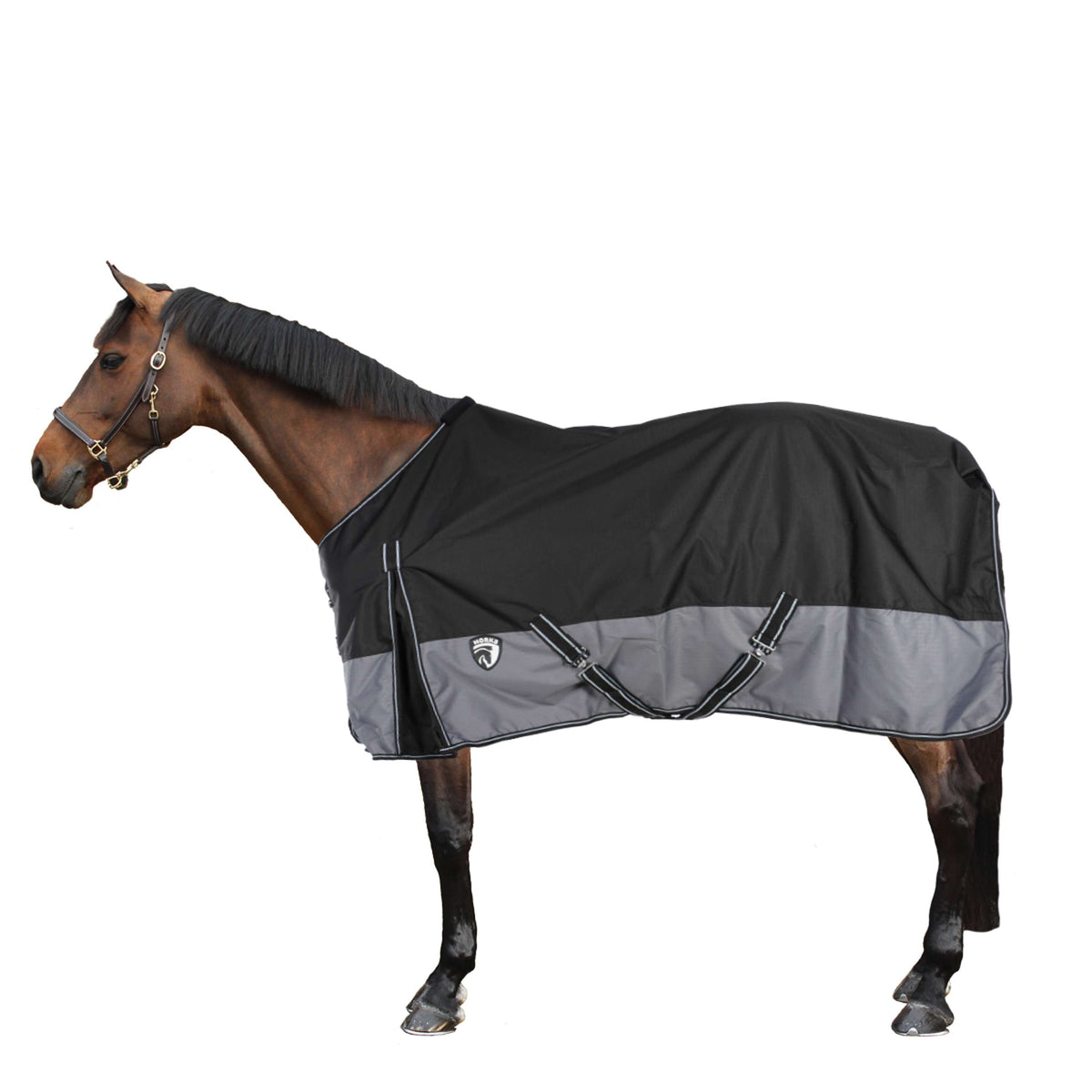 HORKA Rain Rug 600D with Cotton Lining Black/Grey