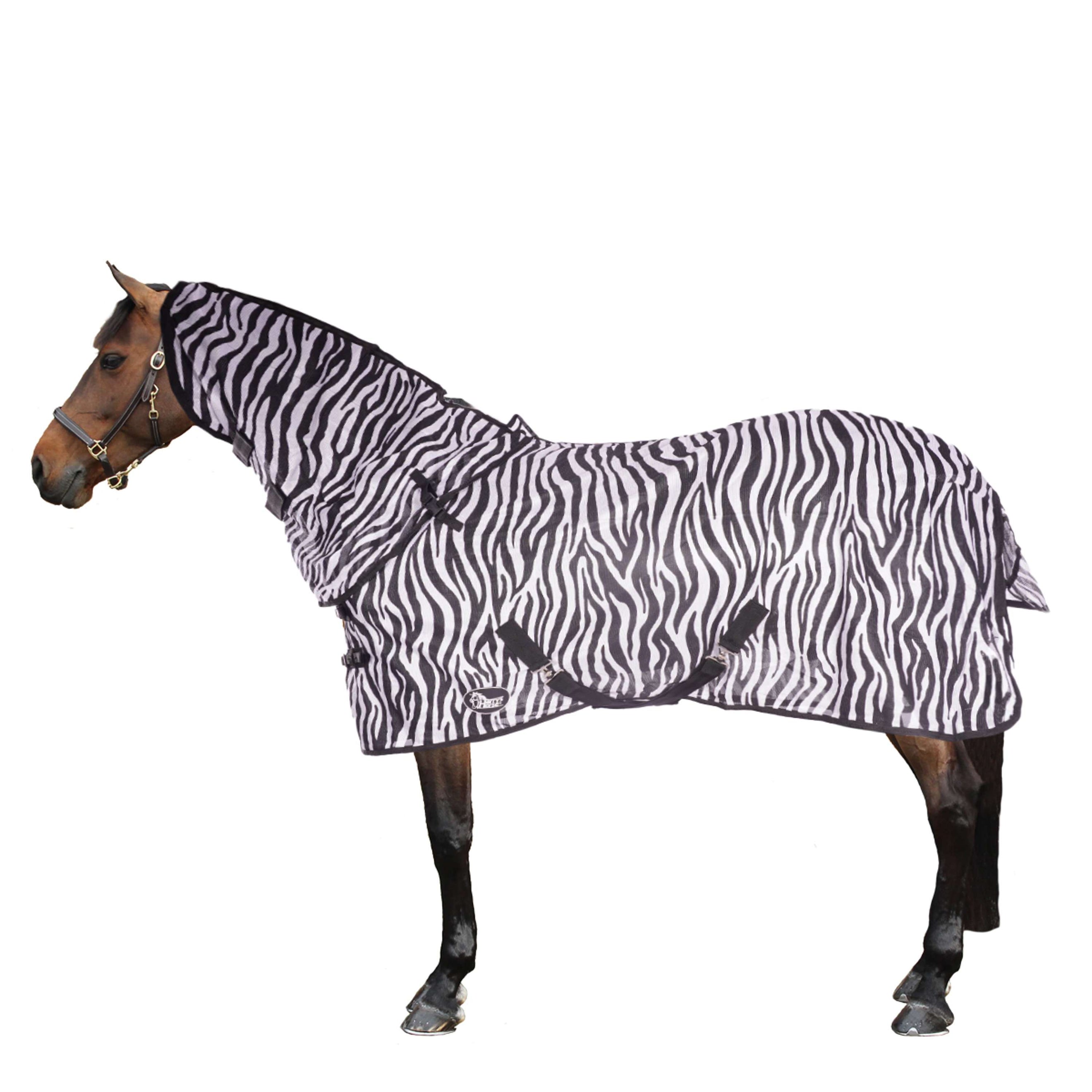 Harry's Horse Flysheet with Neck Zebra