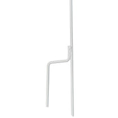 Ako Pigtail Post 10 Pieces Metal White