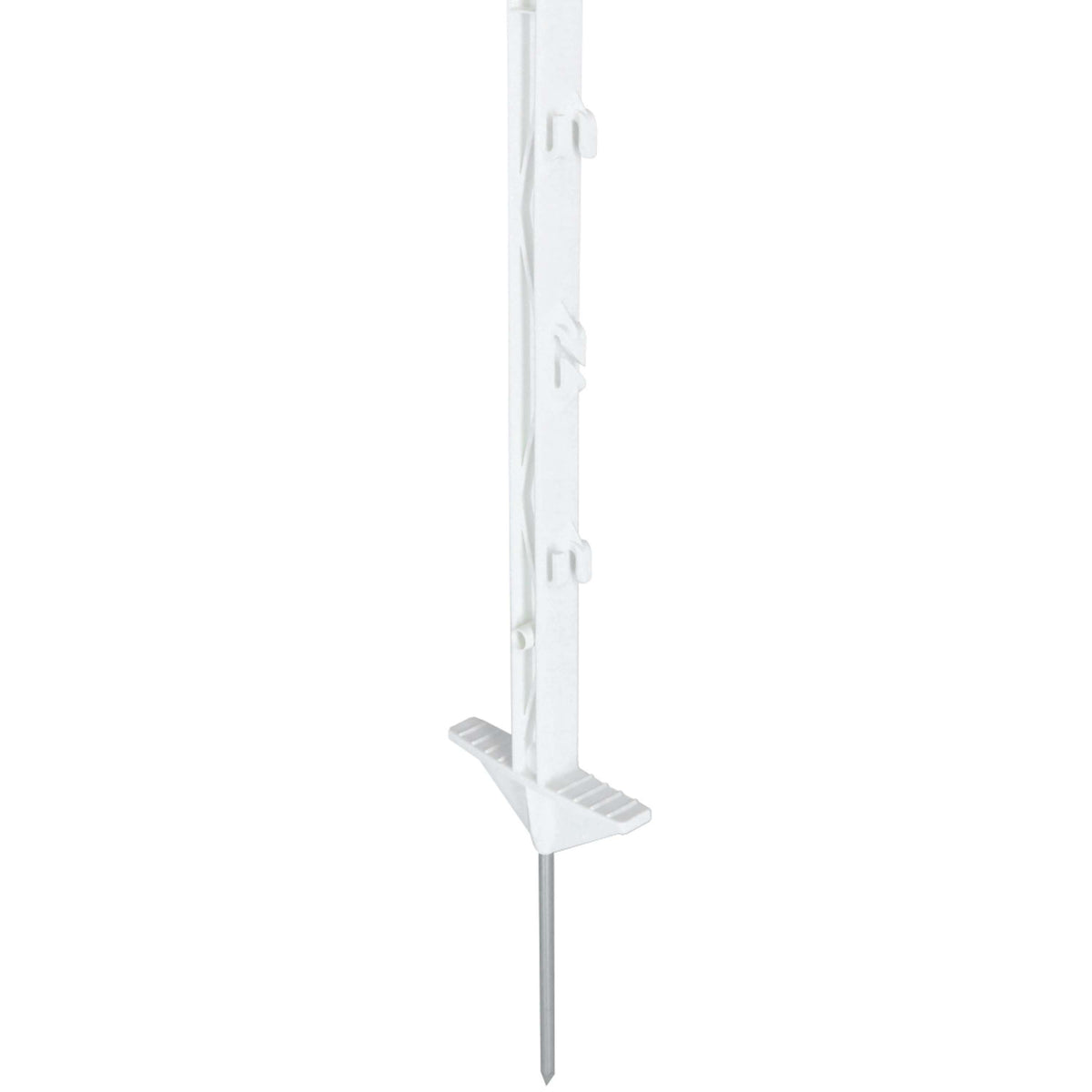 Ako Classic Plastic Post with Double Step-in 105cm 5 Pieces White