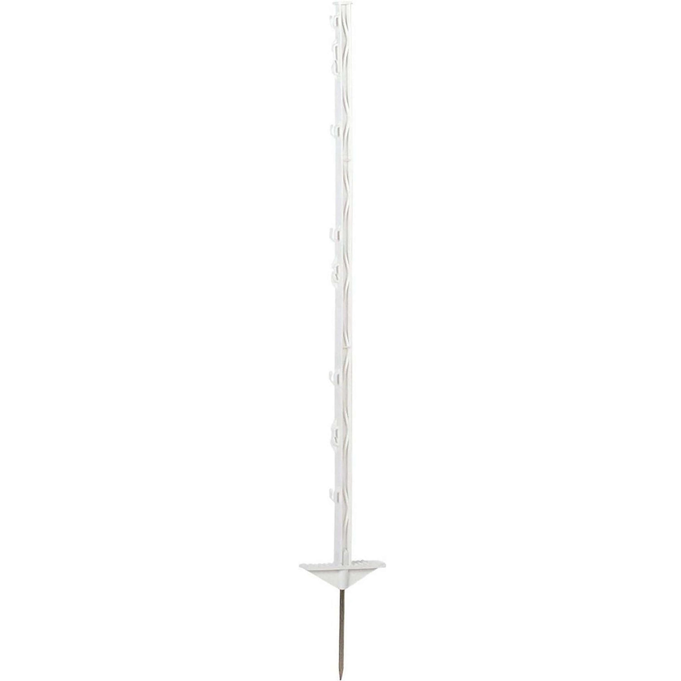 Ako Classic Plastic Post with Double Step-in 105cm 5 Pieces White