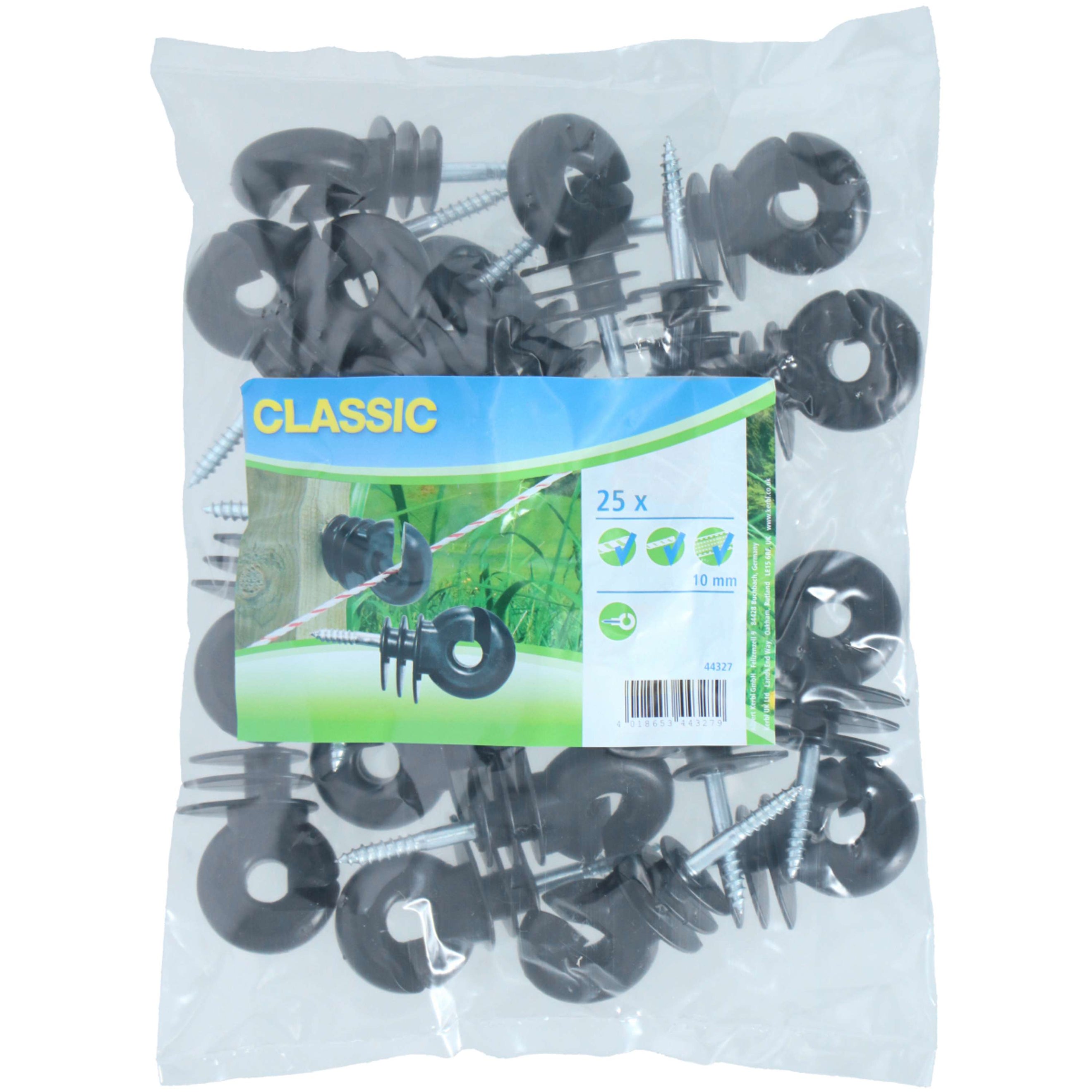 Ako Ring Insulator Big 25 Pieces Black
