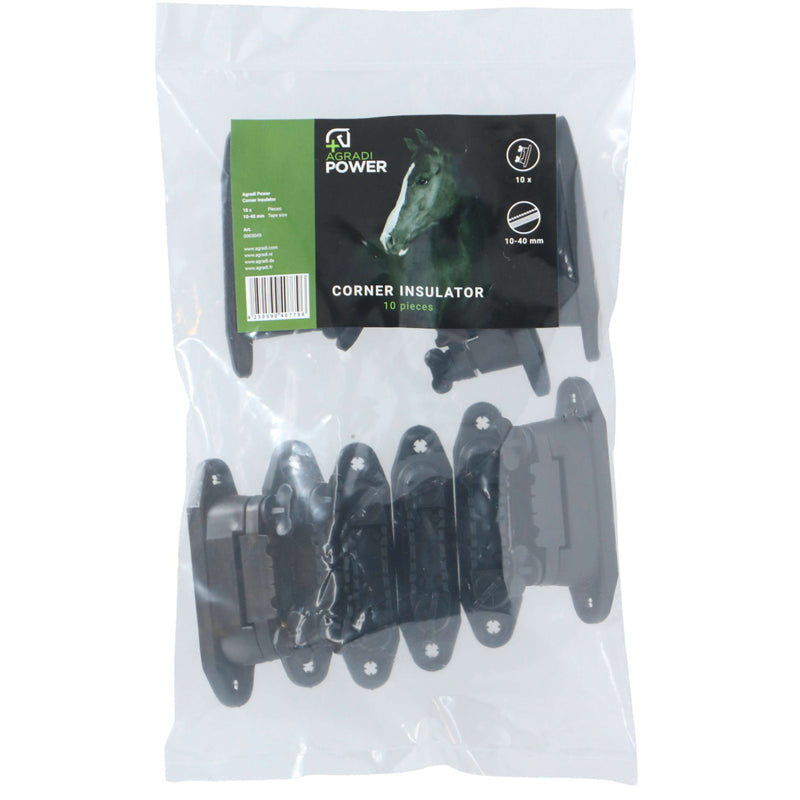 Agradi Power Corner And Distance Insulator Profi Black 10 Pieces