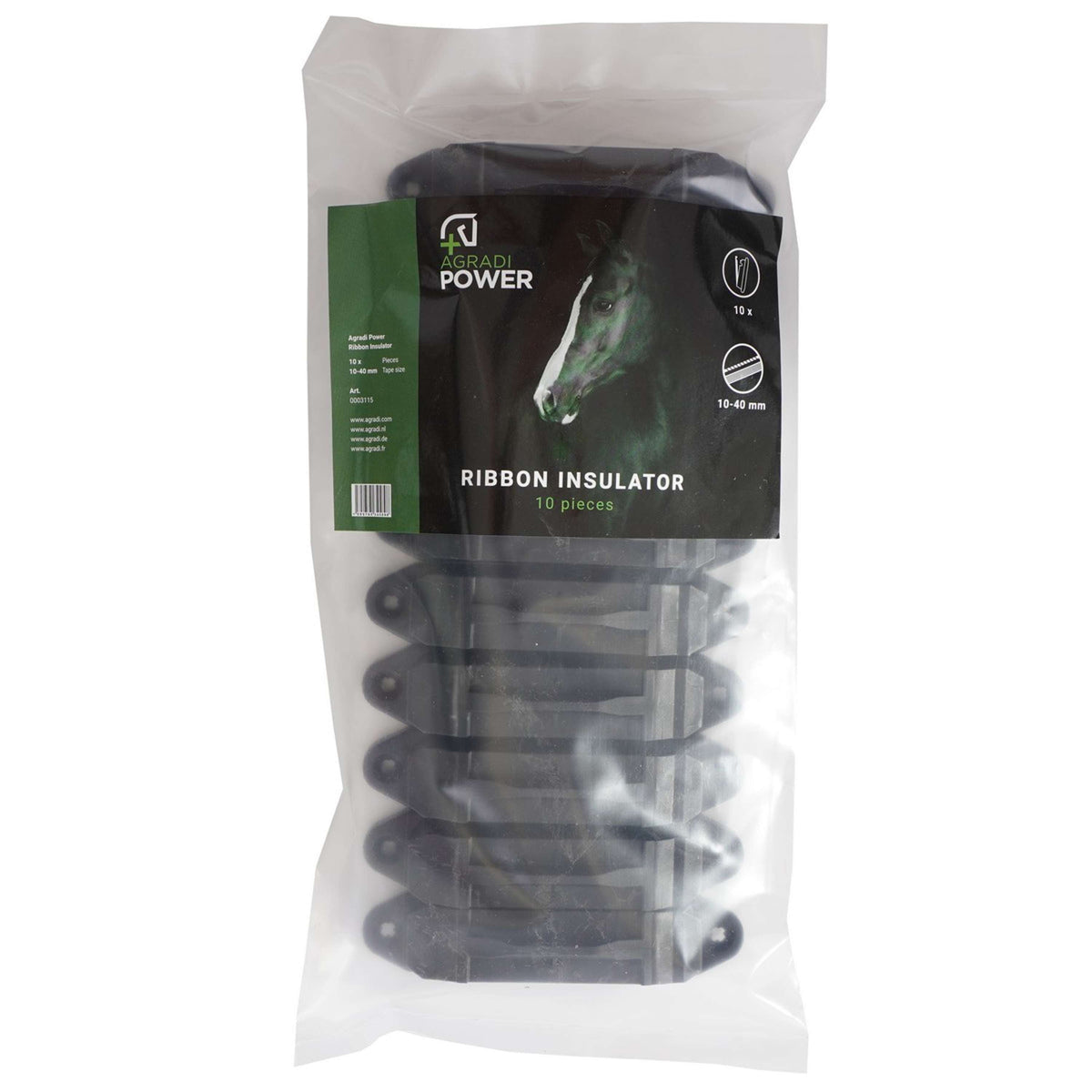 Agradi Power Profi Clip Insulator with Rubber Pad 10 Pieces