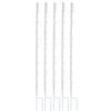 Agradi Power Plastic Post Titan Double Prong 5 Pieces White