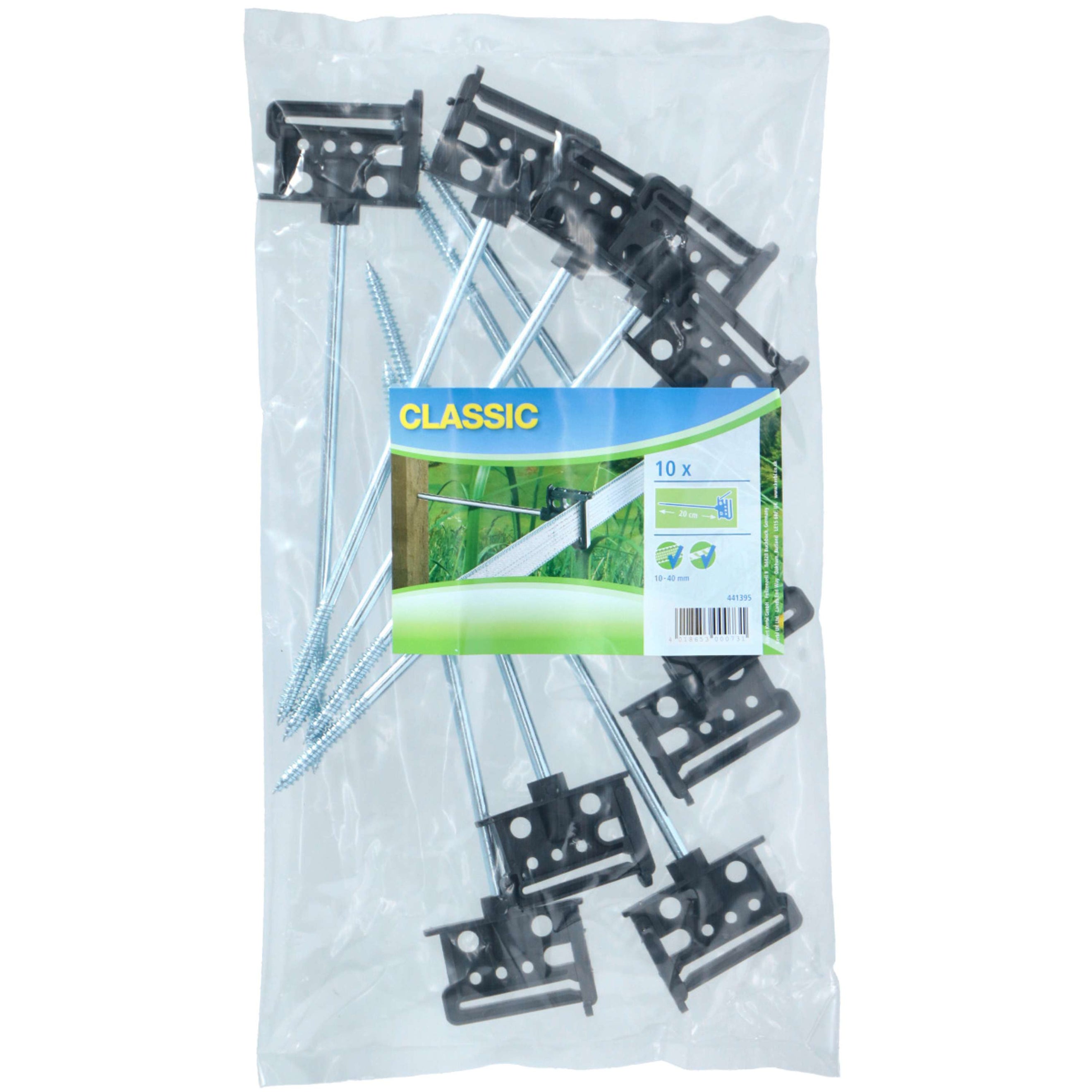 Ako Offset Tape Insulator for Tapes and Ropes 10 Pieces