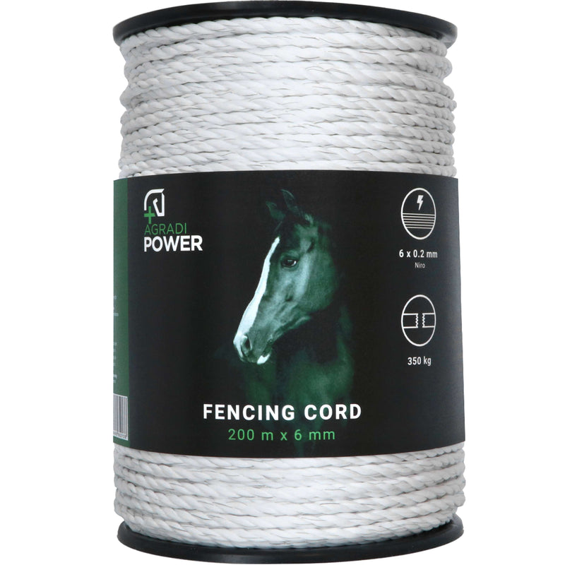 Agradi Power Fence Rope Economyline White