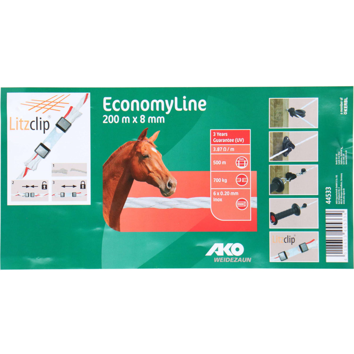 Ako Fence Rope Economyline White