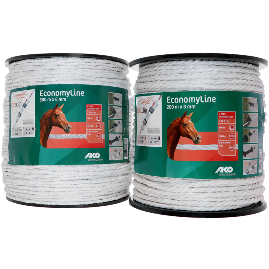 Ako Fence Rope Economyline White