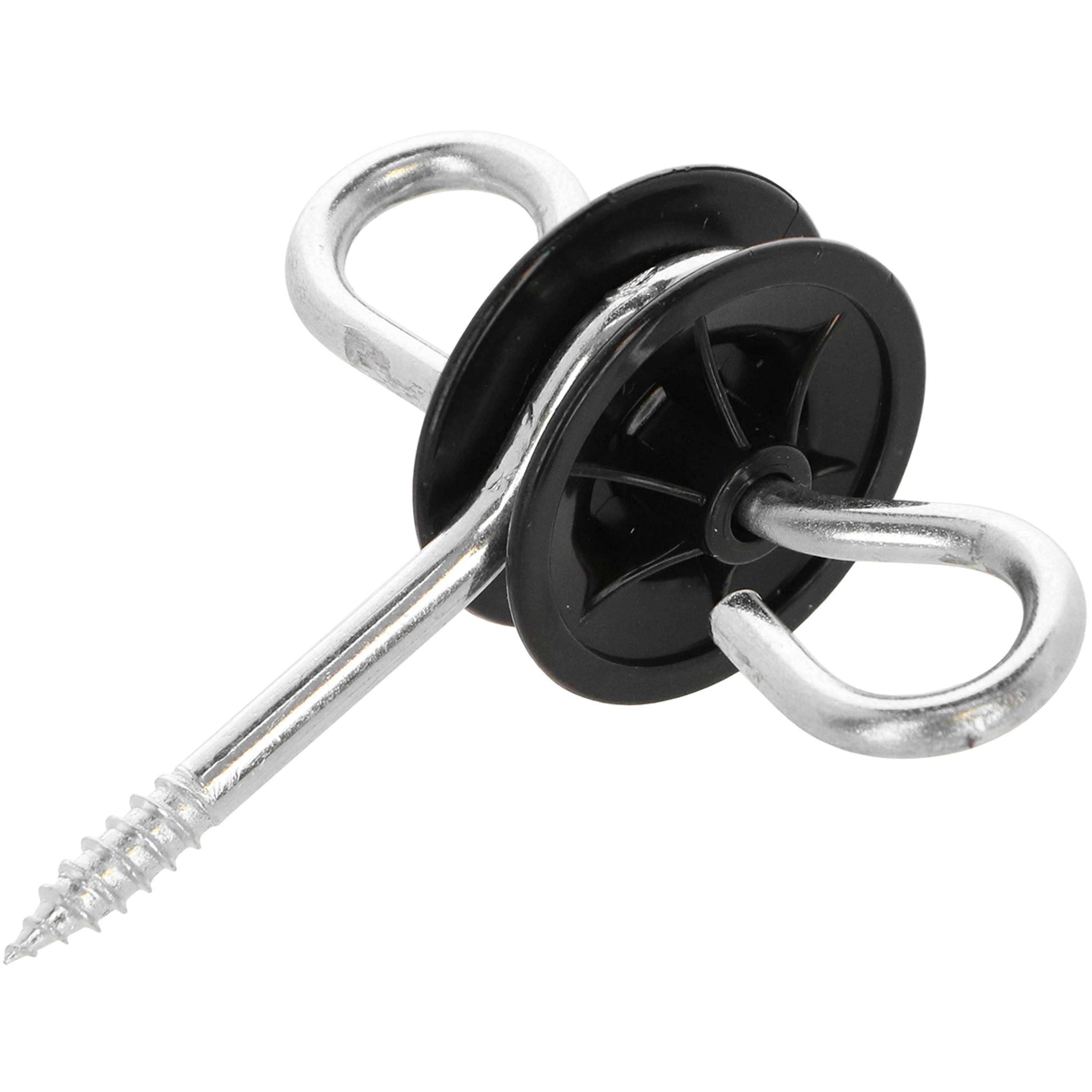 Ako Gate Handle Insulator Stainless Steel 6 Pieces Black