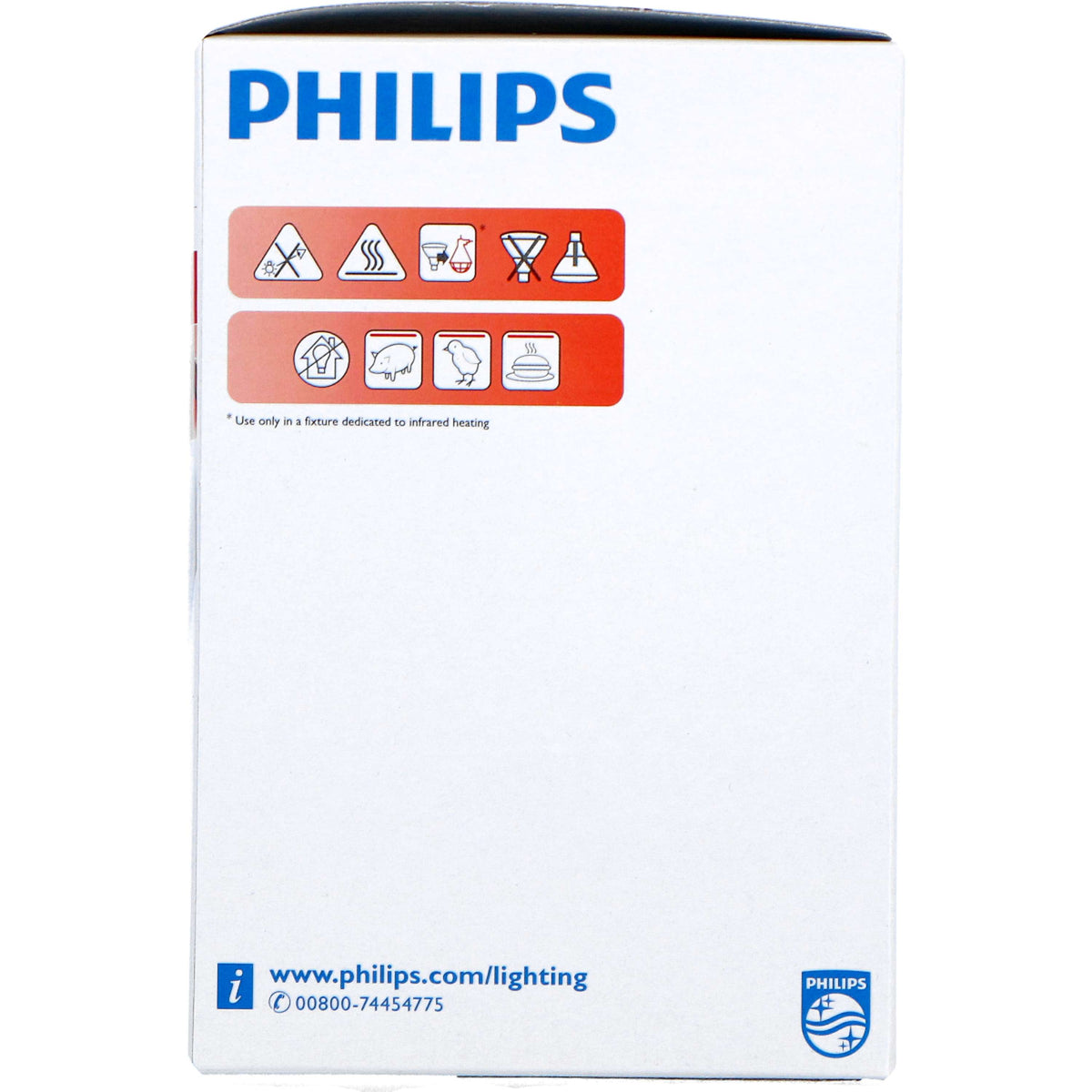 Philips Infrared Economy Lamps Philips Red