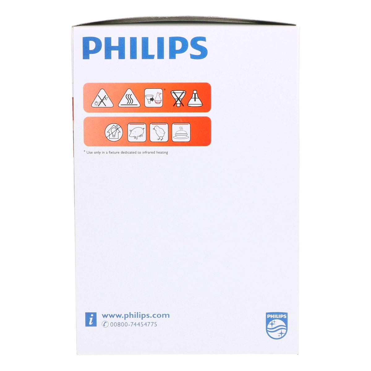 Philips Infrared Economy Lamps Philips Red