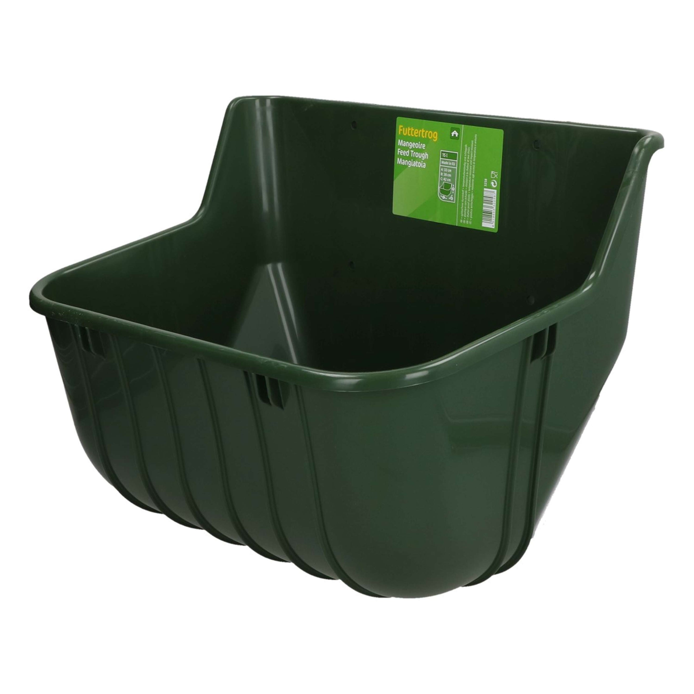 Kerbl Feed Trough Green