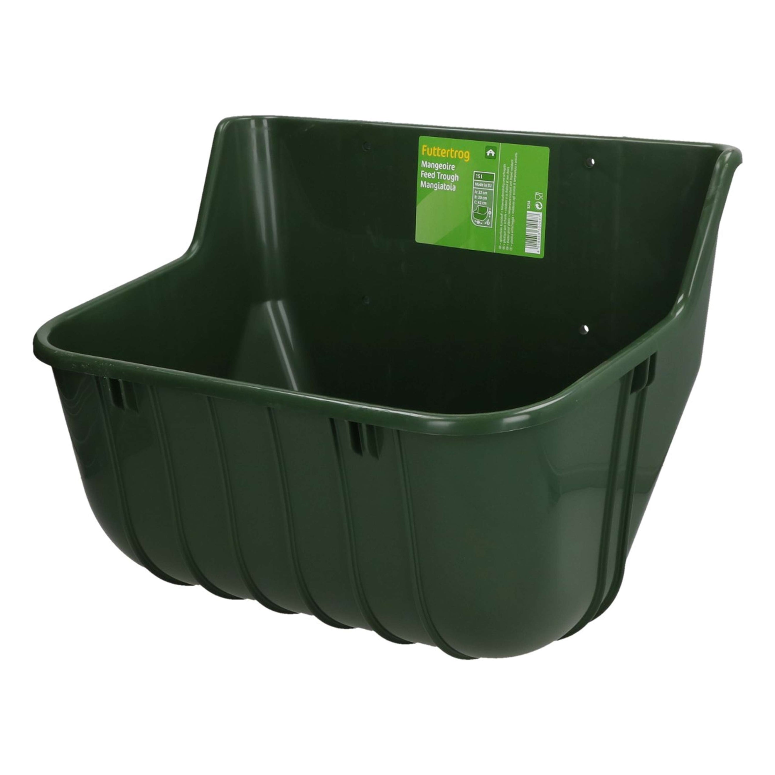 Kerbl Feed Trough Green