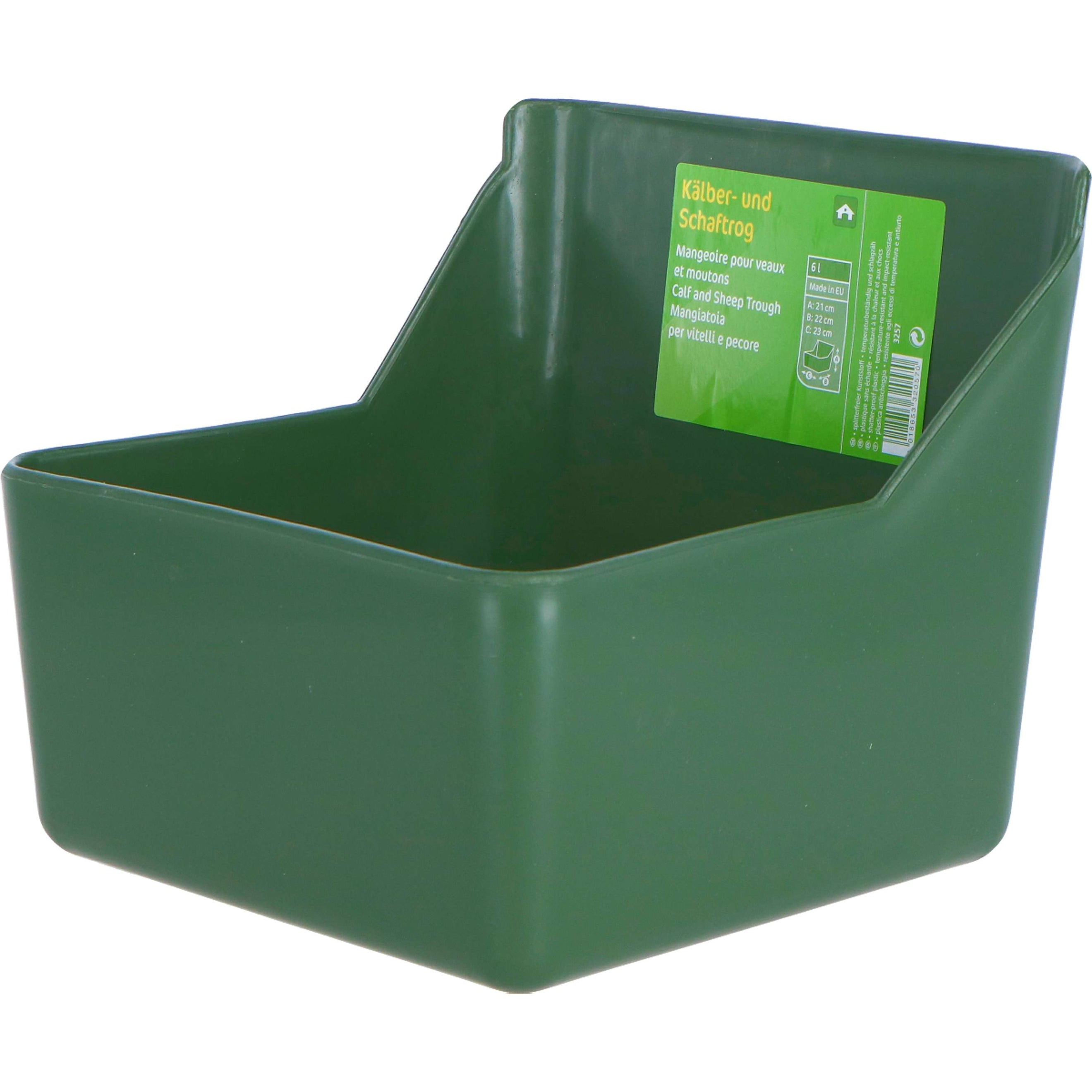 Kerbl Calf and Sheep Trough Green