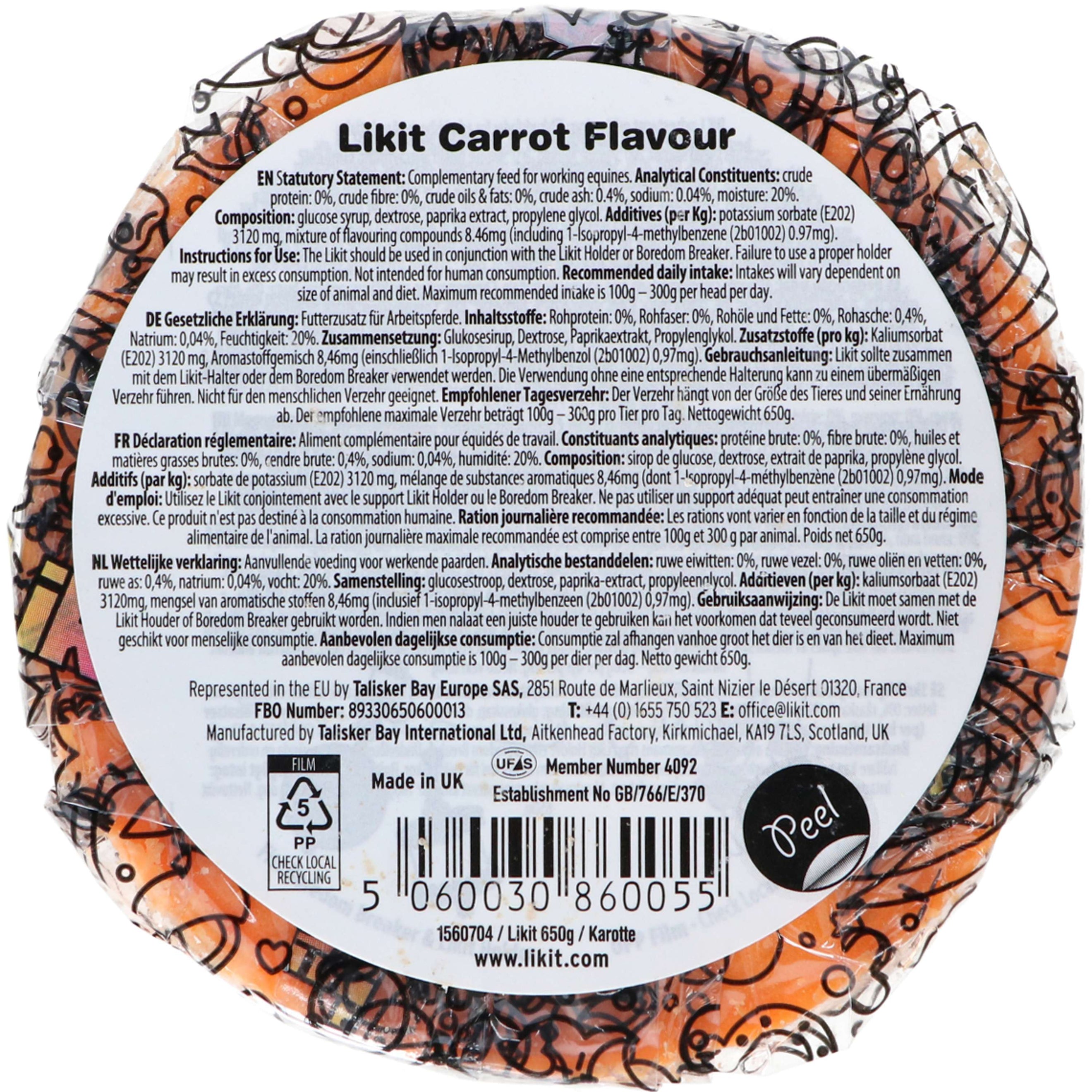 Likit Horse Lick Little Carrot Likit Horse Lick Little Carrot