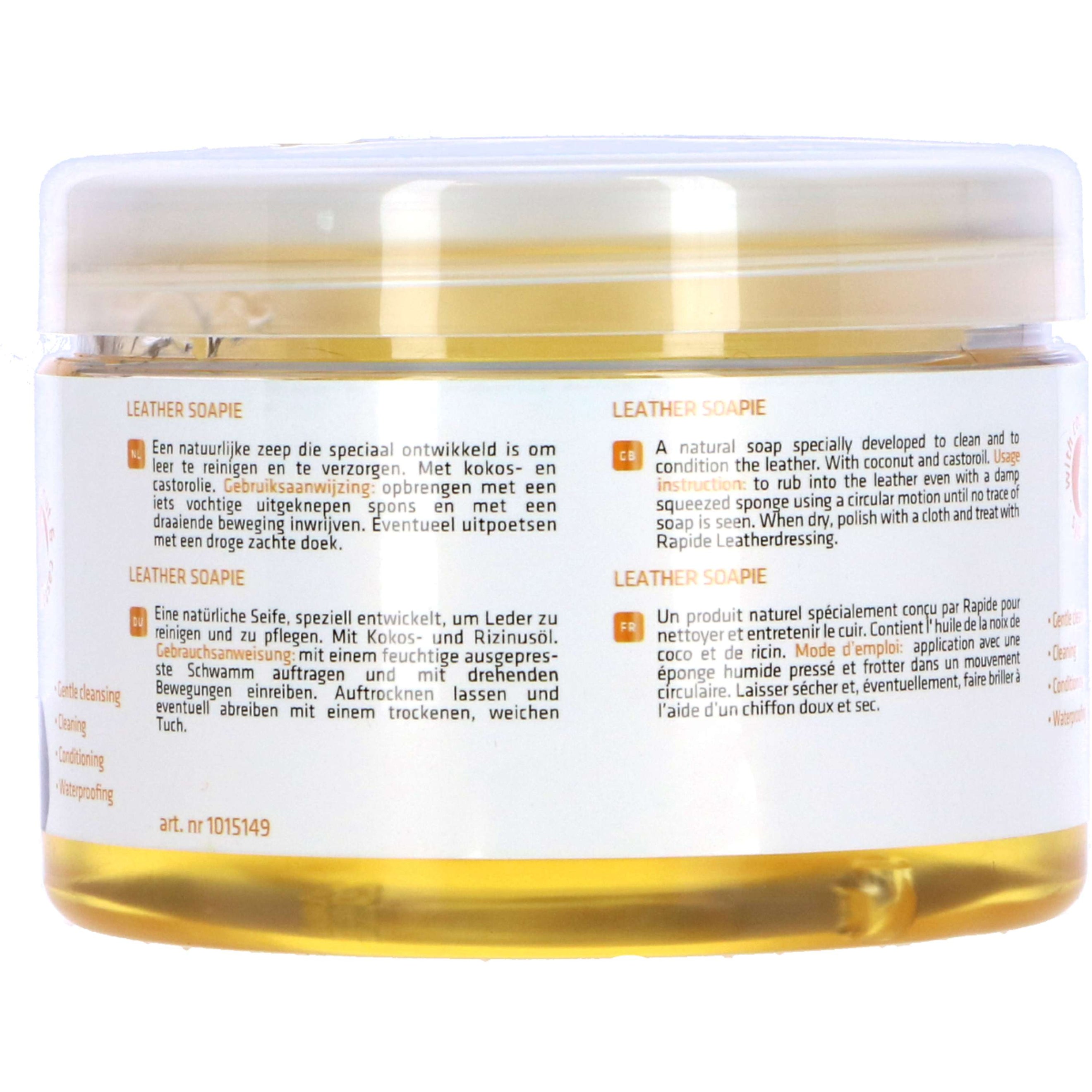 Rapide Saddle Soap Leather Soapie with Sponge Blank Rapide Saddle Soap Leather Soapie with Sponge Blank