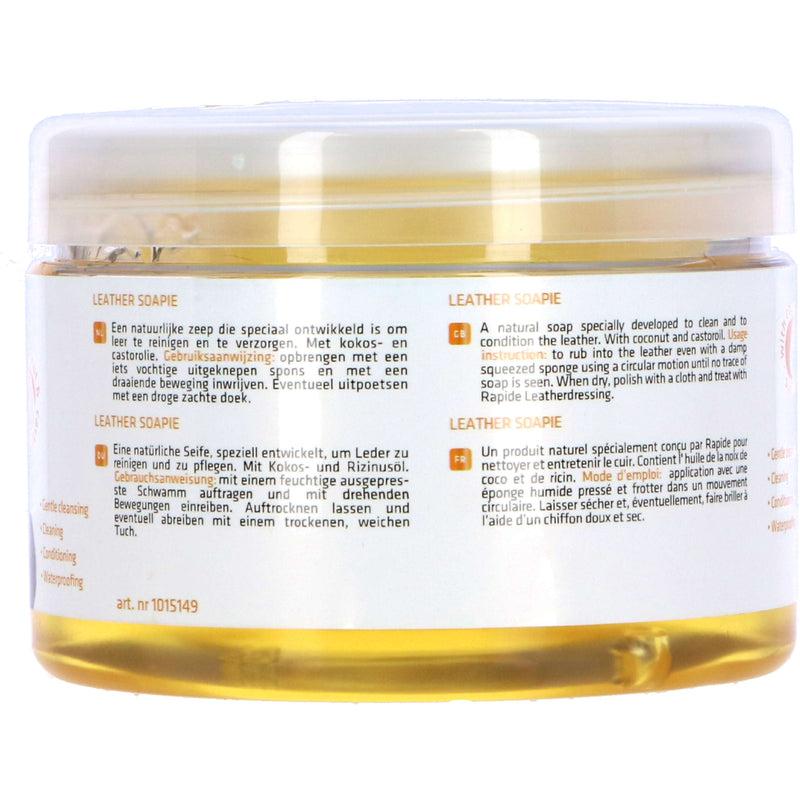 Rapide Saddle Soap Leather Soapie with Sponge Blank