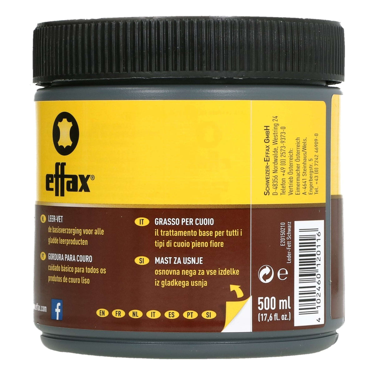 Effax Leather Polish Black