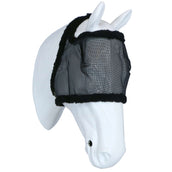 Harry's Horse Fly Mask with Fur Binding Black