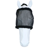 Harry's Horse Fly Mask with Fur Binding Black