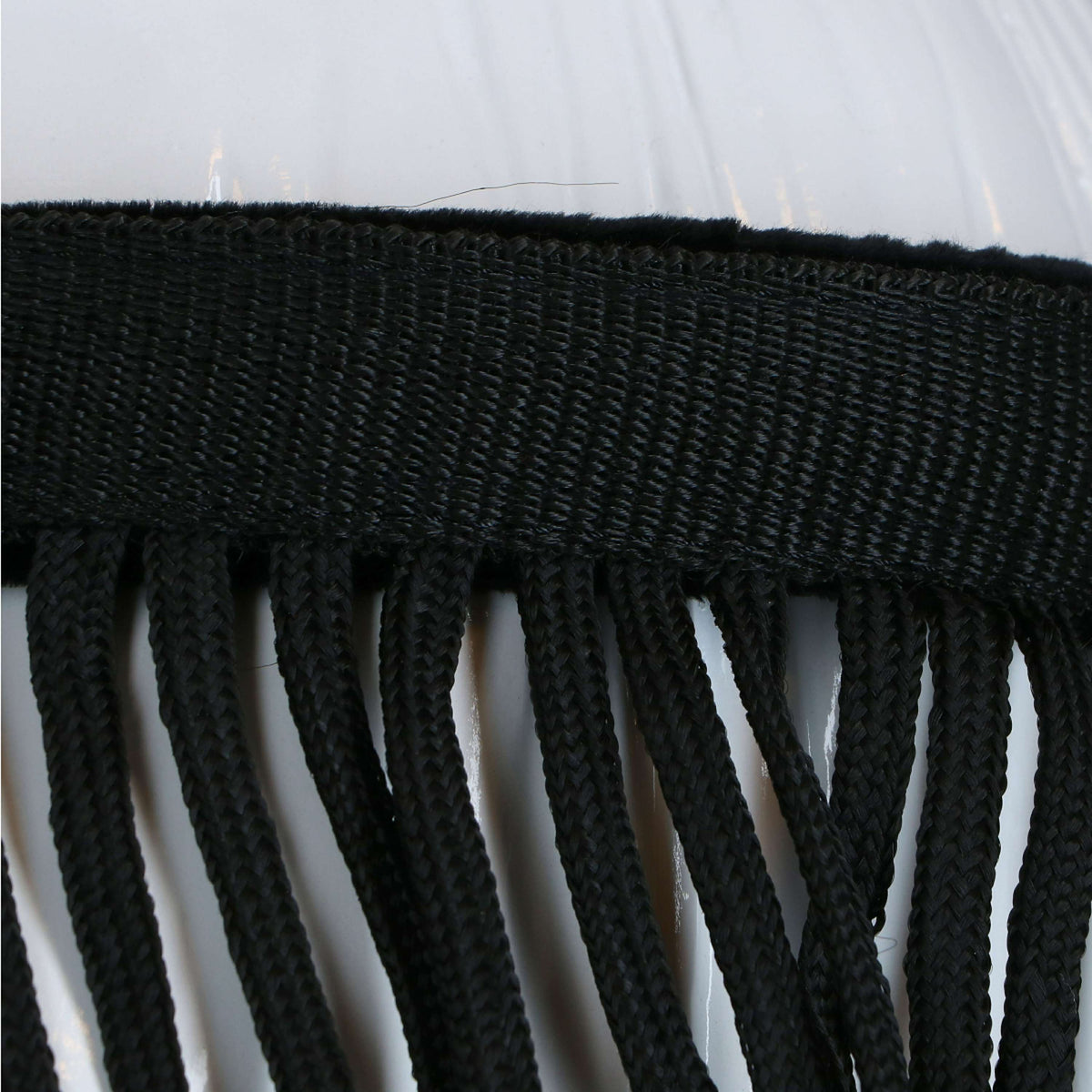 Harry's Horse Flybrowband with Fringes Black