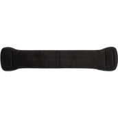 BR Dressage Girth Neoprene/Velvet SS Roller Buckles Black