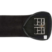 BR Dressage Girth Neoprene/Velvet SS Roller Buckles Black