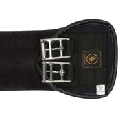 BR Dressage Girth Neoprene/Velvet SS Roller Buckles Black