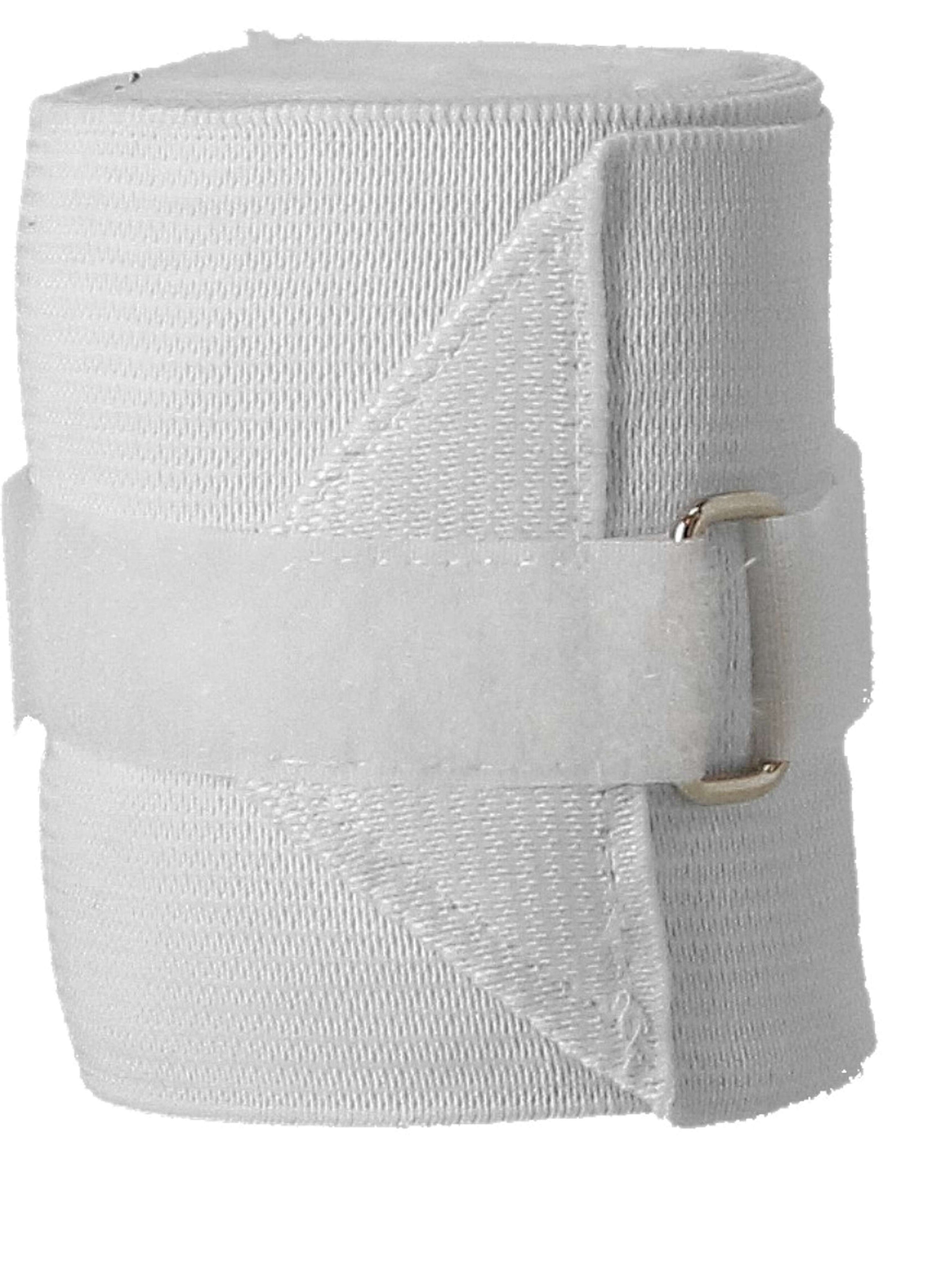 Harry's Horse Bandages Elastic with Fleece White