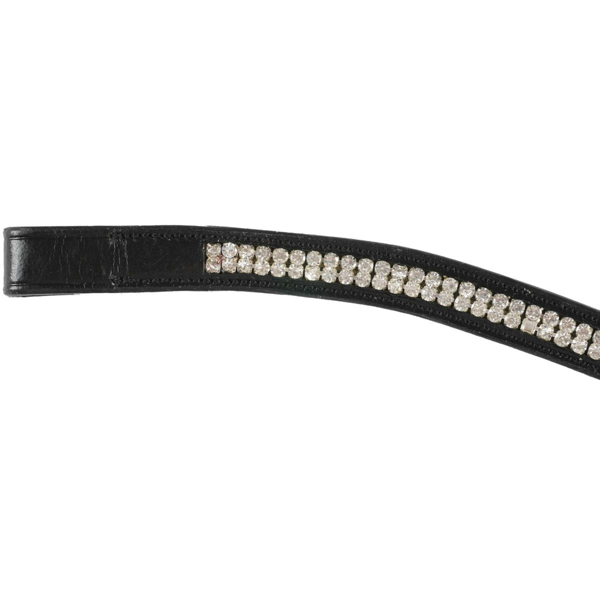 Harry's Horse Browband Crystal Wave Black/Silver