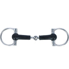 Harry's Horse D-ring Snaffle with Rubber Covered Mouthpiece RVS