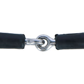 Harry's Horse D-ring Snaffle with Rubber Covered Mouthpiece RVS