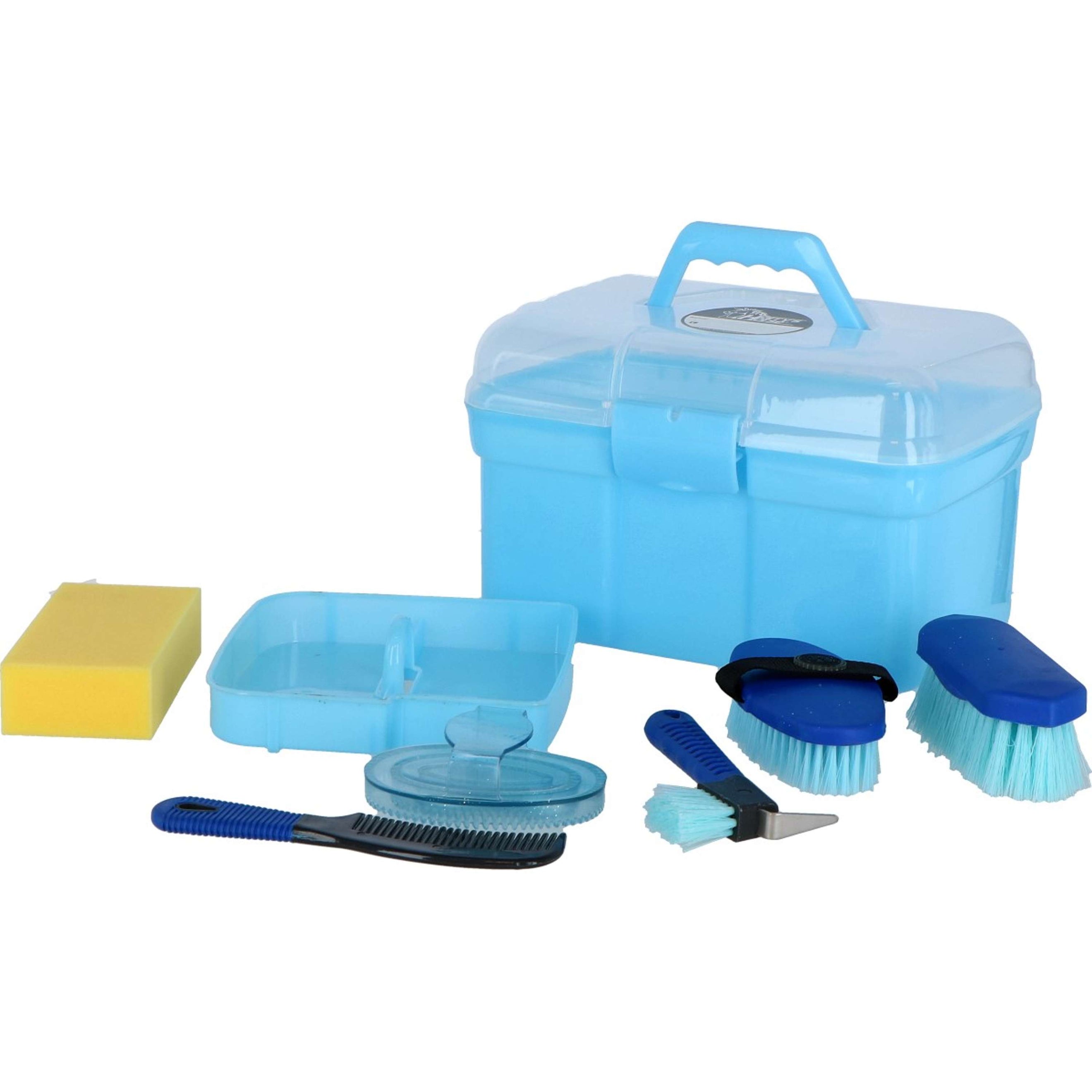 Harry's Horse Grooming Box Complete Light Blue Harry's Horse Grooming Box Complete Light Blue