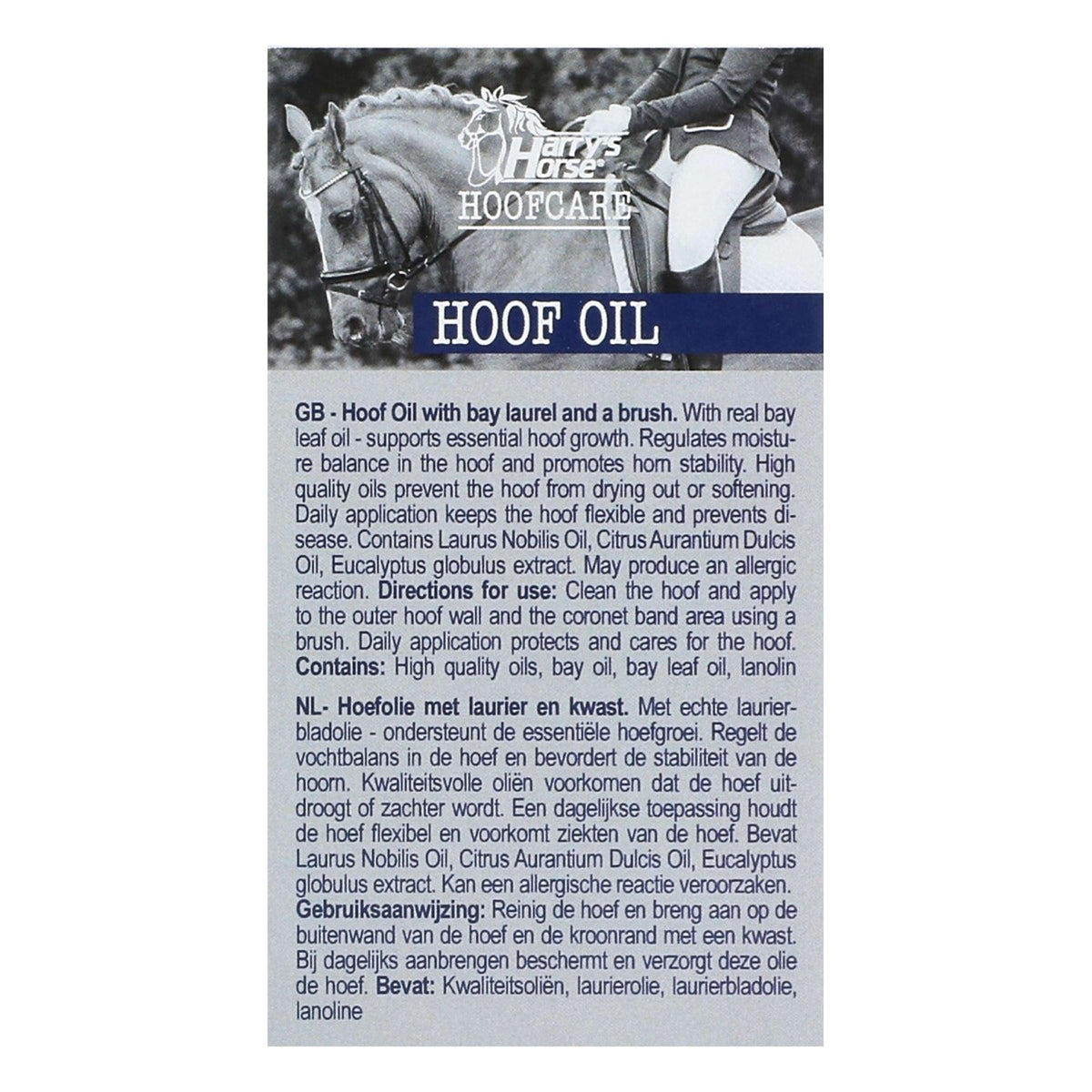 Harry's Horse Hoof Oil with Brush