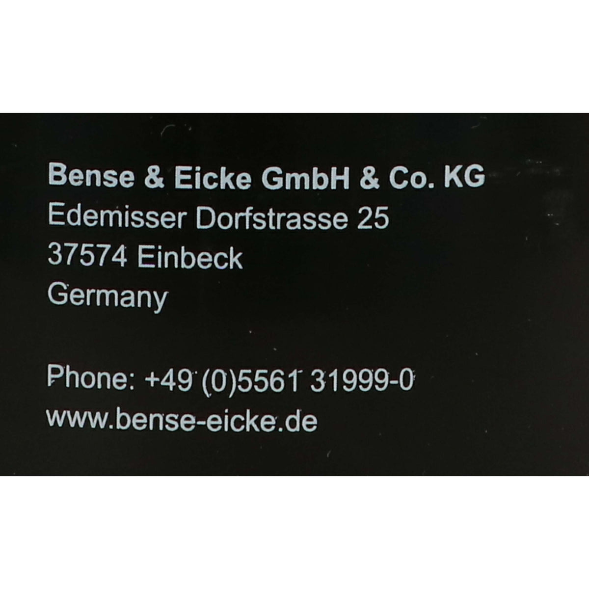 Bense & Eicke Leather Polish Black