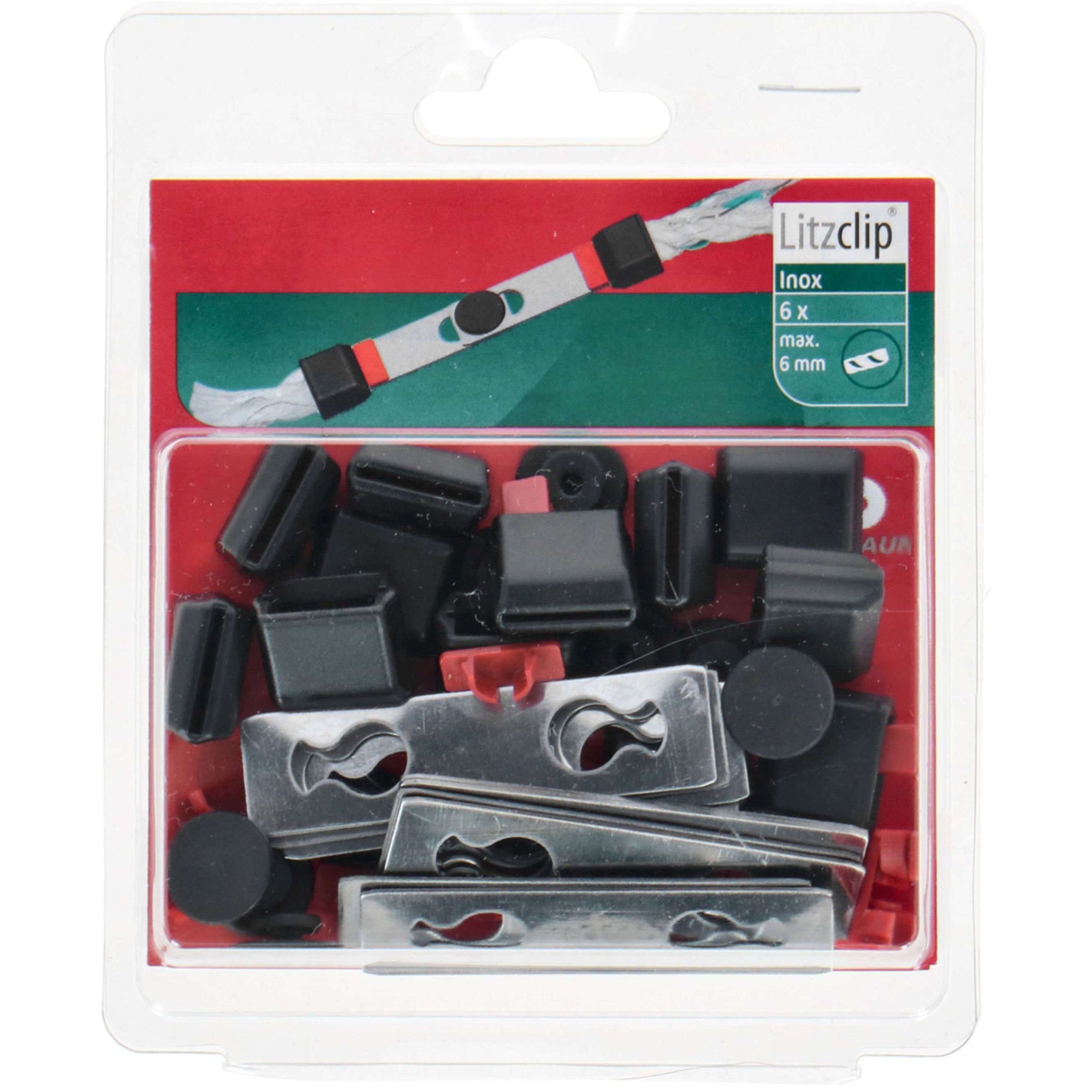 Kerbl Safety Link Litzclip 6mm 6 Pieces