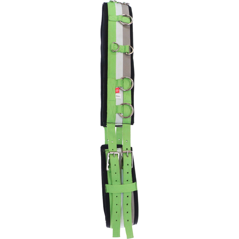 Imperial Riding Lunging Girth Deluxe Nylon Neon-Green