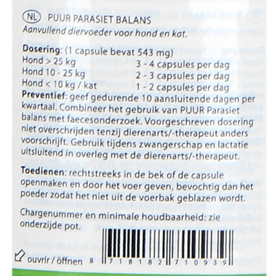 PUUR Parasite Balance Dog and Cat