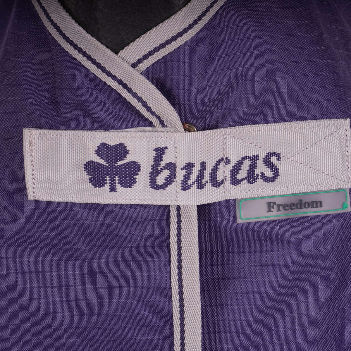 Bucas Turnout Freedom High Neck 150g Navy/Silver