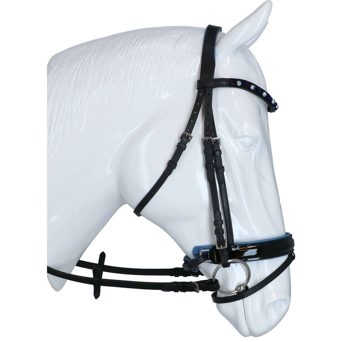 Horka Bridle Flamingo Cobalt