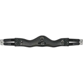 HORKA Girth Gp Anatomic Soft Padded Leather Black/Silver