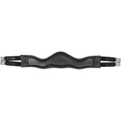 HORKA Girth Gp Anatomic Soft Padded Leather Black/Silver