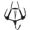 HORKA 5 Point Breastplate Elastic Black/Silver