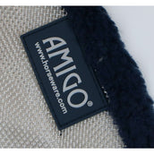 Amigo Fly Mask Silver/Navy