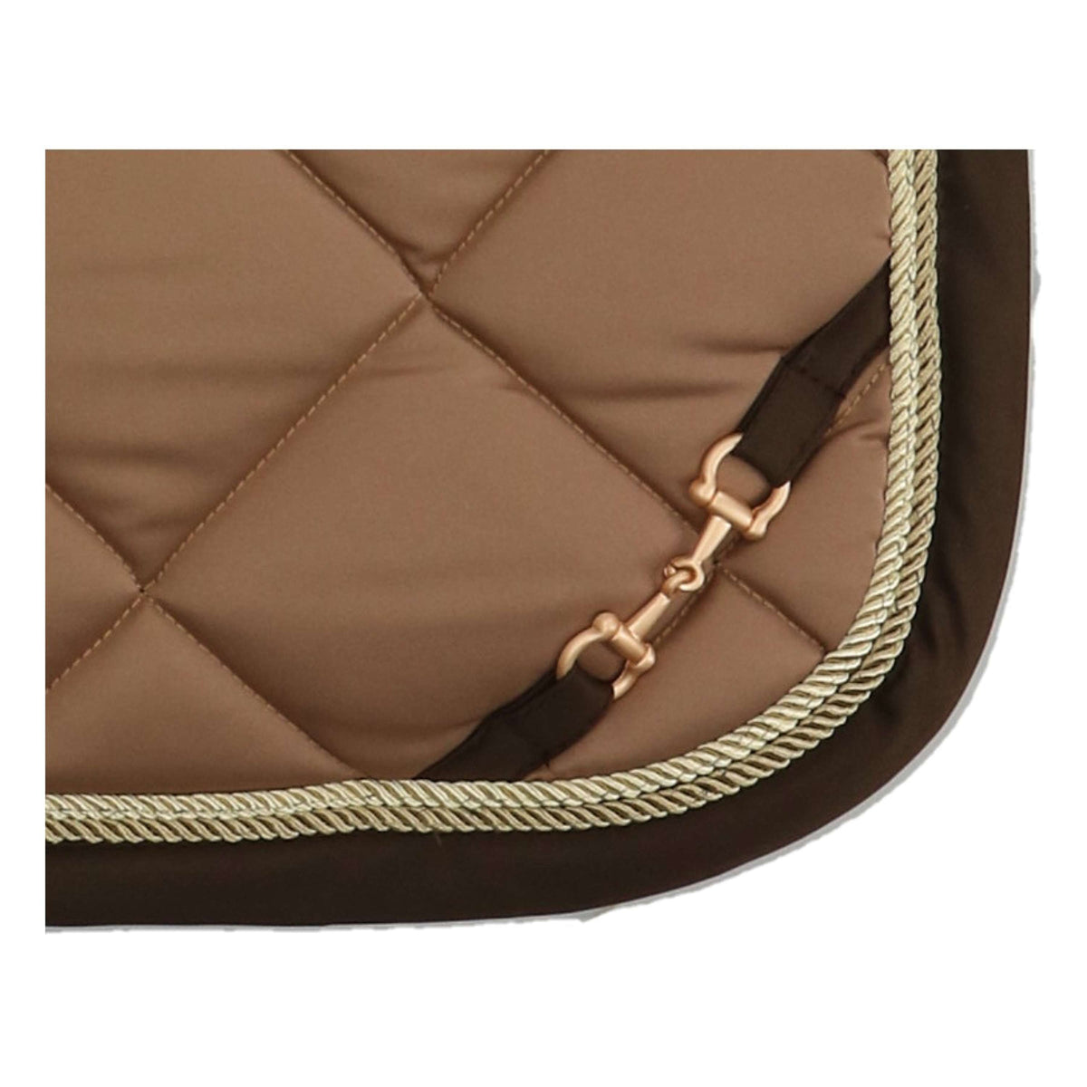 Lauria Garrelli Saddlepad Golden Gate Bit Dressage Taupe