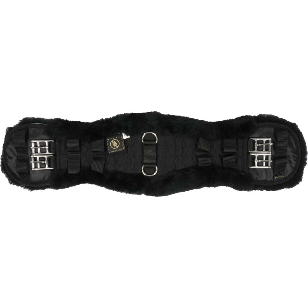 BR Dressage Girth Anatomic Sheepskin Black