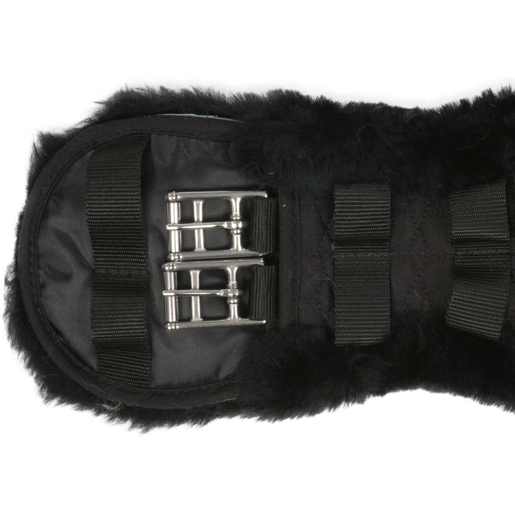 BR Dressage Girth Anatomic Sheepskin Black