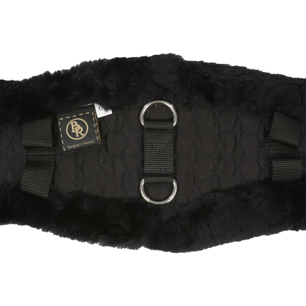 BR Dressage Girth Anatomic Sheepskin Black