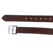 BR Stirrup Straps Nylon and Soft Stainless Steel Buckles Tobacco/Silver